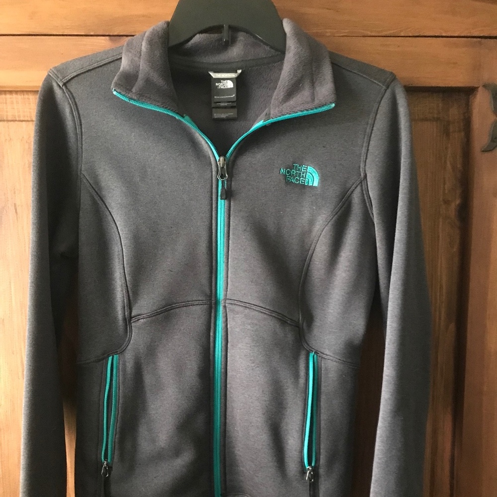The North Face Jacket Grey Fleece Zip-Up